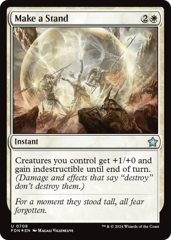 Make a Stand - Foundations (FDN) Make a Stand - Foundations (FDN) foil