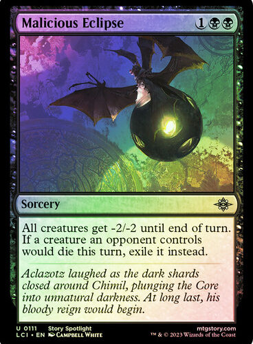 Malicious Eclipse The Lost Caverns of Ixalan (Foil)