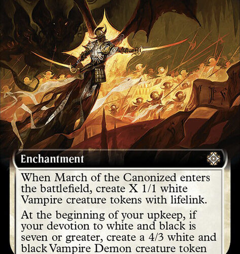 March of the Canonized (Extended Art) The Lost Caverns of Ixalan Commander - Variants