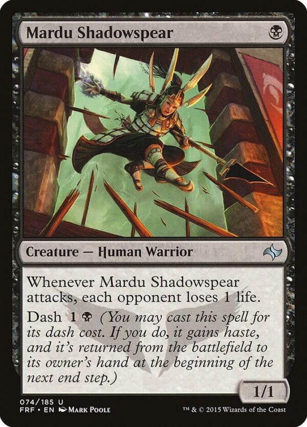 Mardu Shadowspear - Fate Reforged (FRF) Mardu Shadowspear - Fate Reforged (FRF) foil