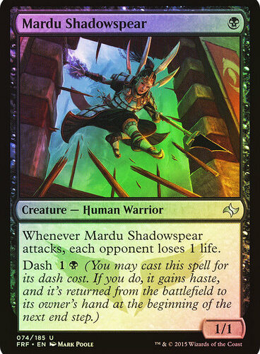 MarduShadowspear__14075 Mardu Shadowspear - Fate Reforged (FRF) foil