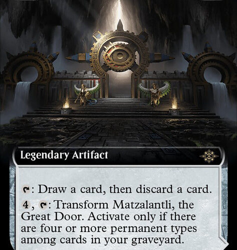 Matzalantli, the Great Door // The Core (Extended Art) The Lost Caverns of Ixalan - Variants