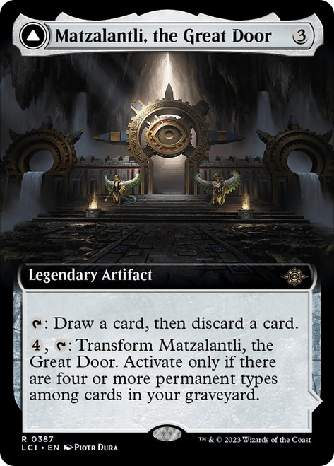 MatzalantliTheGreatDoor387__09303 Matzalantli, the Great Door // The Core (Extended Art) The Lost Caverns of Ixalan - Variants