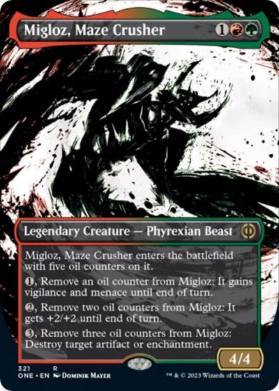 Migloz, Maze Crusher (Showcase) - Phyrexia: All Will Be One (ONE)