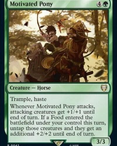 Motivated Pony - Commander: The Lord of the Rings: Tales of Middle-earth (LTC)