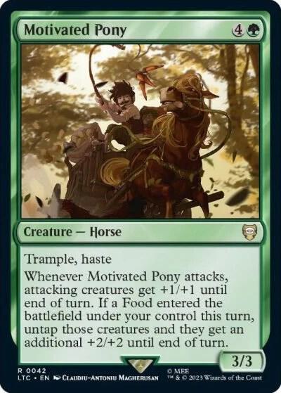 Motivated Pony - Commander Motivated Pony - Commander: The Lord of the Rings: Tales of Middle-earth (LTC)