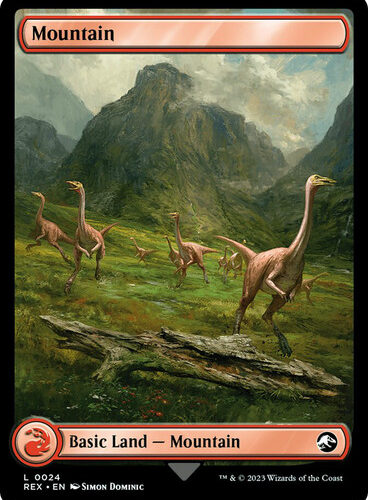 Mountain (Full Art) (Reversible) Jurassic World Collection