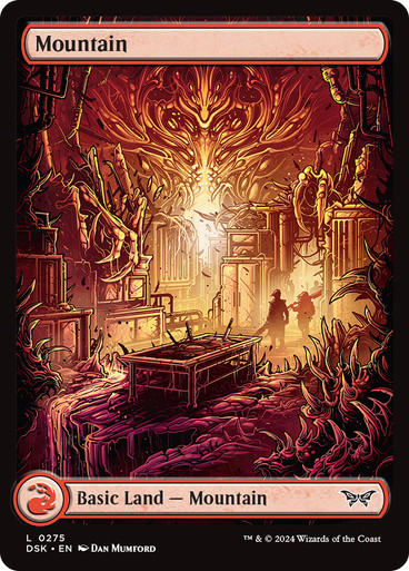 Mountain (0275) - Full Art - Duskmourn: House of Horror (DSK)