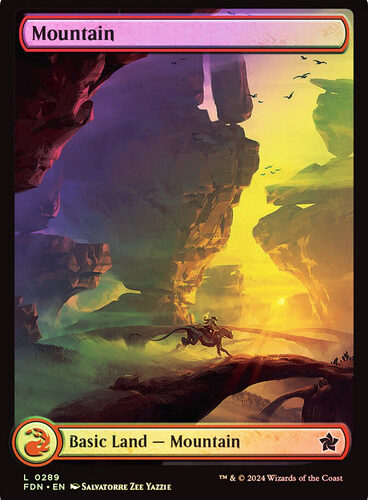 Mountain289__95128 Mountain (265) - Full Art - Phyrexia: All Will Be One (ONE)
