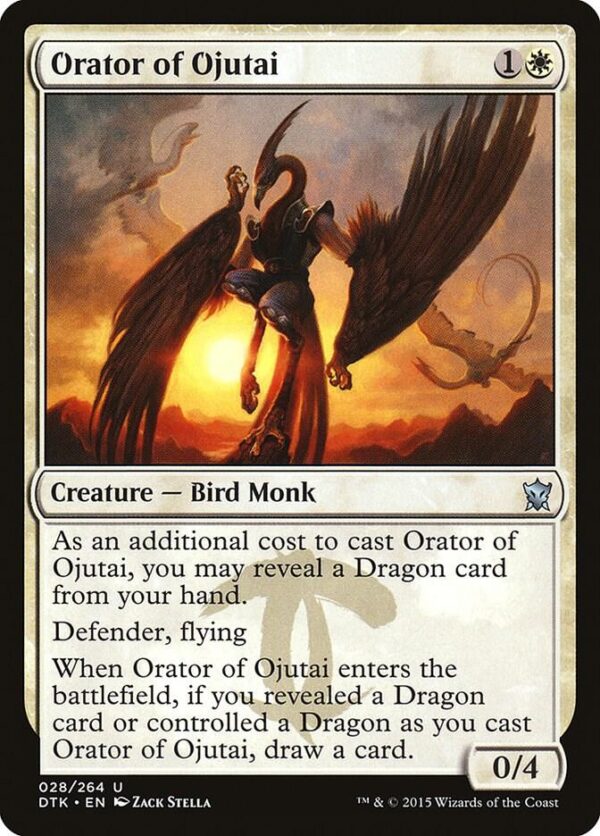 Orator of Ojutai - Dragons of Tarkir (DTK) Orator of Ojutai - Dragons of Tarkir (DTK)