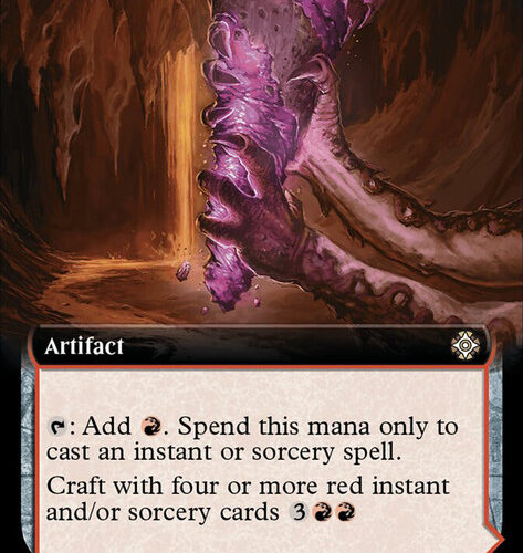 Ore-Rich Stalactite // Cosmium Catalyst (Extended Art) The Lost Caverns of Ixalan Commander - Variants