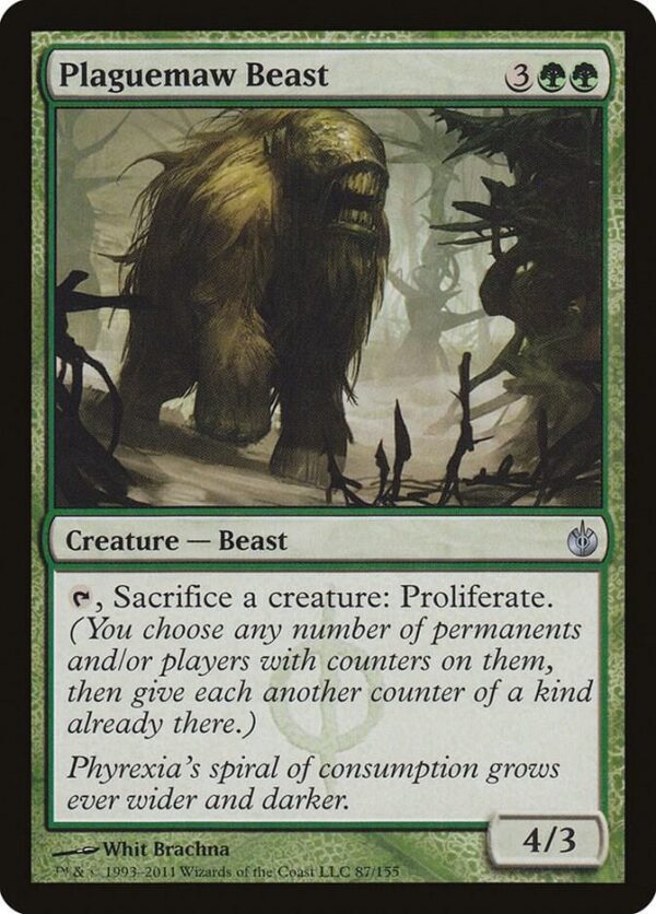 Plaguemaw Beast - Mirrodin Besieged (MBS) Plaguemaw Beast - Mirrodin Besieged (MBS)