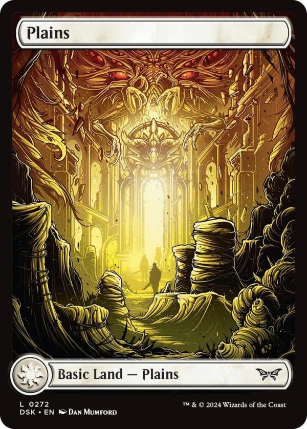 Plains (0272) - Full Art - Duskmourn House of Horror (DSK) FOIL