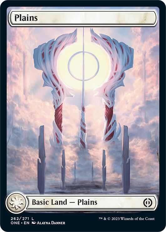 Plains (262) - Full Art - Phyrexia: All Will Be One (ONE)  FOIL