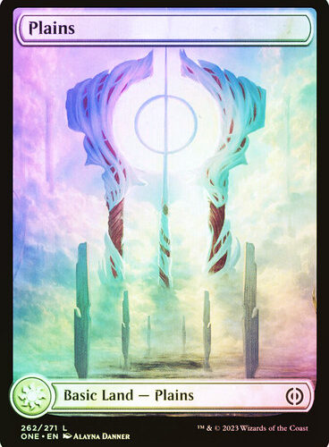 Plains262__54259 Plains (262) - Full Art - Phyrexia: All Will Be One (ONE) FOIL