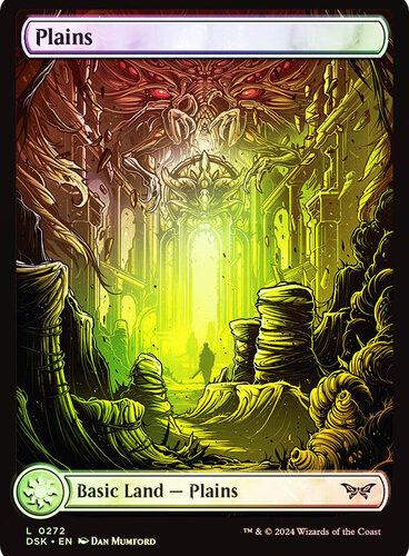 Plains272__61939 Plains (0272) - Full Art - Duskmourn House of Horror (DSK) FOIL