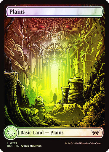 Plains (0272) - Full Art - Duskmourn House of Horror (DSK) FOIL