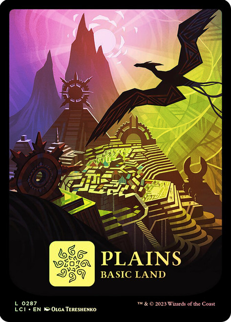 Plains (#287) (Full Art) The Lost Caverns of Ixalan foil