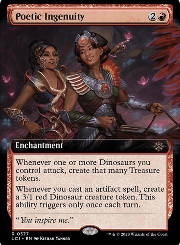 PoeticIngenuity377__85601 Poetic Ingenuity (Extended Art) The Lost Caverns of Ixalan - Variants