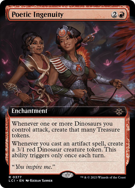 PoeticIngenuity377__85601 Poetic Ingenuity (Extended Art) The Lost Caverns of Ixalan - Variants