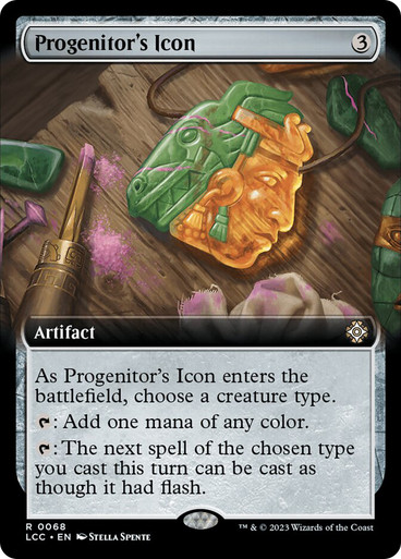 Progenitor's Icon (Extended Art) The Lost Caverns of Ixalan Commander - Variants