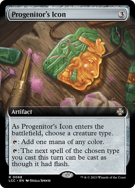 ProgenitorsIcon068__42807 Progenitor's Icon (Extended Art) The Lost Caverns of Ixalan Commander - Variants