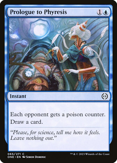 Prologue to Phyresis Prologue to Phyresis Phyrexia: All Will Be One