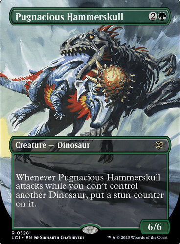 Pugnacious Hammerskull (Borderless) The Lost Caverns of Ixalan - Variants