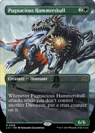 Pugnacious Hammerskull (Borderless) The Lost Caverns of Ixalan - Variants