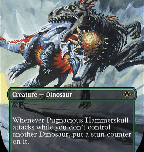 Pugnacious Hammerskull (Borderless) The Lost Caverns of Ixalan - Variants