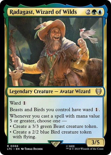 Radagast, Wizard of Wilds The Lord of the Rings Commander