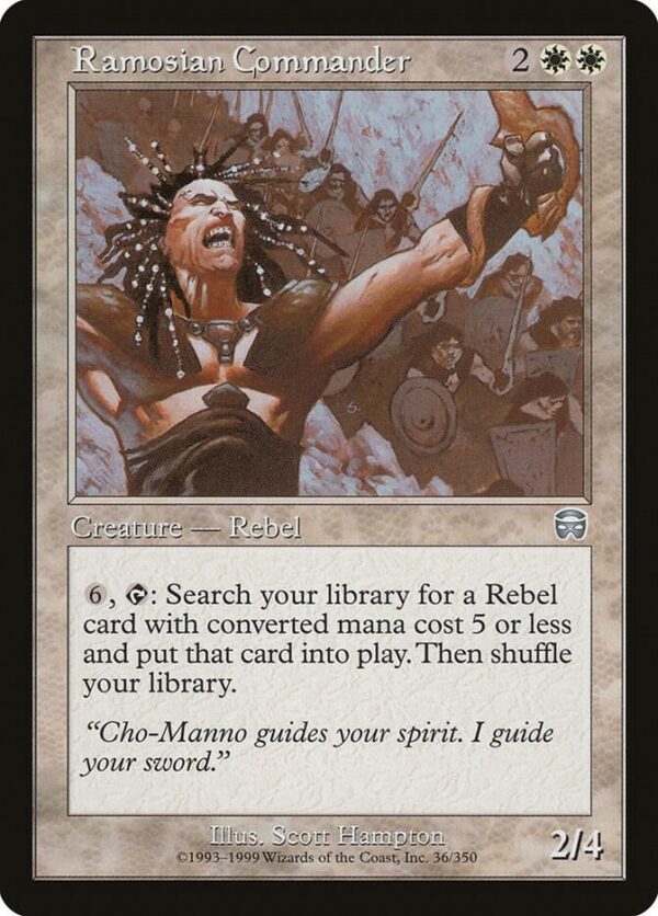 Ramosian Commander - Mercadian Masques (MMQ) Ramosian Commander - Mercadian Masques (MMQ)