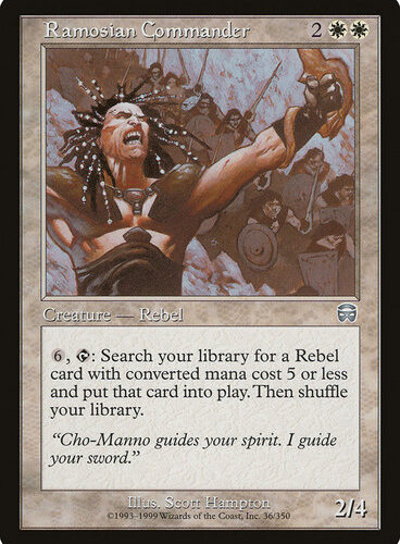 Ramosian Commander - Mercadian Masques (MMQ)