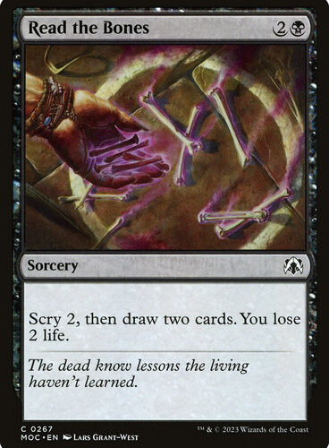 Read the Bones - Commander: March of the Machine (MOC)