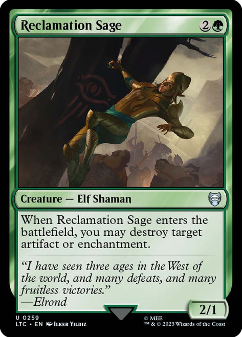 Reclamation Sage Reclamation Sage The Lord of the Rings Commander