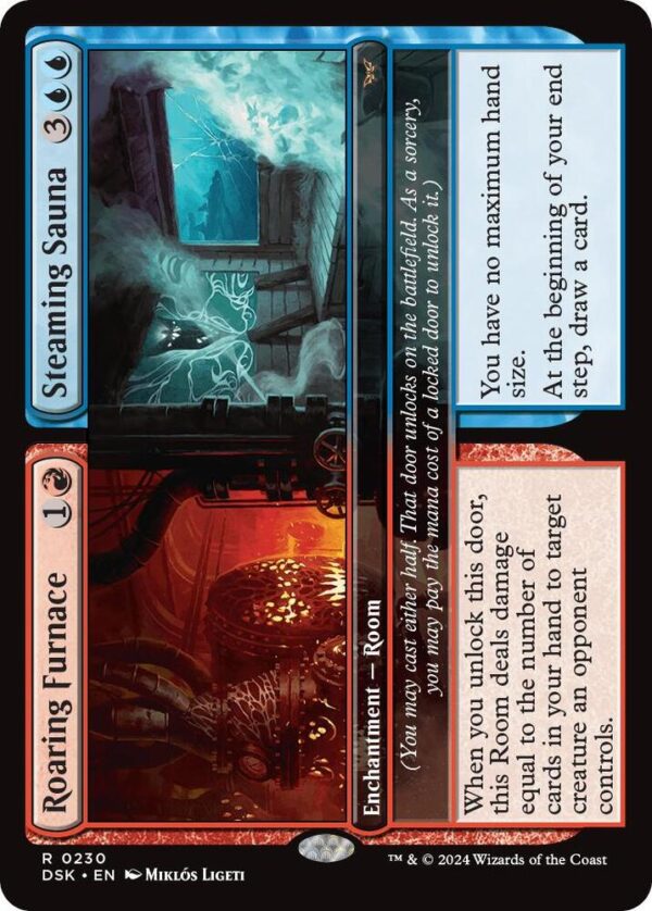 Roaring Furnace Steaming Sauna - Duskmourn House of Horror (DSK) Roaring Furnace // Steaming Sauna - Duskmourn: House of Horror (DSK)