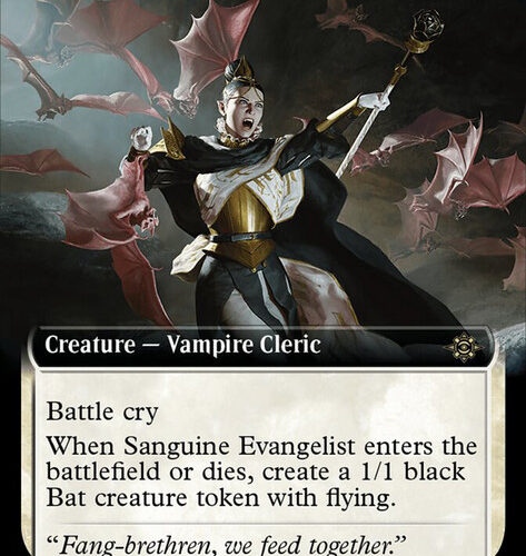 Sanguine Evangelist (Extended Art) The Lost Caverns of Ixalan - Variants