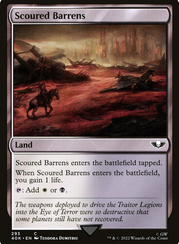 Scoured Barrens Warhammer 40,000 Commander