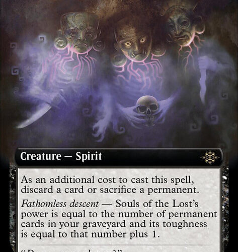 Souls of the Lost (Extended Art) The Lost Caverns of Ixalan - Variants