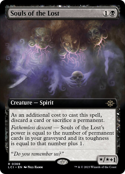 SoulsOfTheLost369__45163 Souls of the Lost (Extended Art) The Lost Caverns of Ixalan - Variants