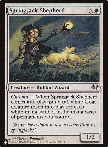 Springjack Shepherd - The List Reprints (LIST) foil