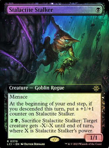 Stalactite Stalker (Extended Art) The Lost Caverns of Ixalan - Variants FOIL