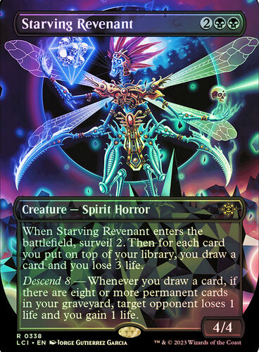 Starving Revenant (Borderless) The Lost Caverns of Ixalan - Variants FOIL
