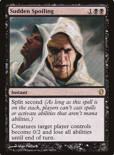 Sudden Spoiling Commander 2013