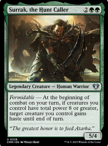 Surrak, the Hunt Caller - Commander Masters (CMM)