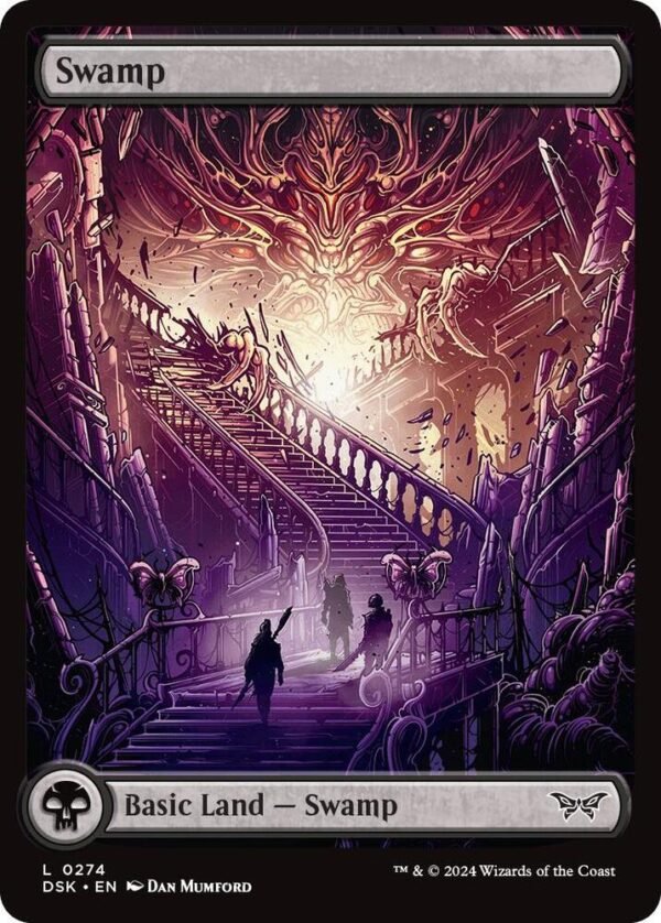 Swamp (0274) - Full Art - Duskmourn  House of Horror (DSK) FOIL