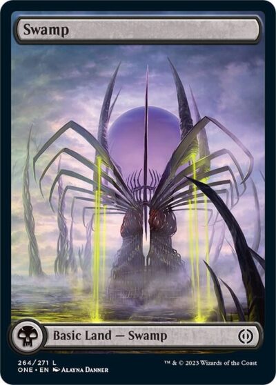 Swamp (264) - Full Art - Phyrexia: All Will Be One (ONE)