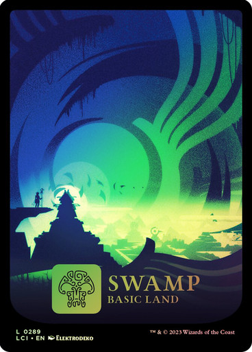 Swamp289__50519 Swamp (#289) (Full Art) The Lost Caverns of Ixalan (Foil)