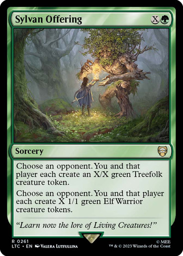 Sylvan Offering The Lord of the Rings Commander