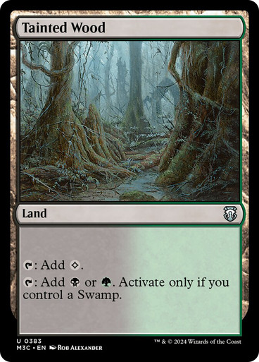 Tainted Wood - Commander: Modern Horizons 3 (M3C)